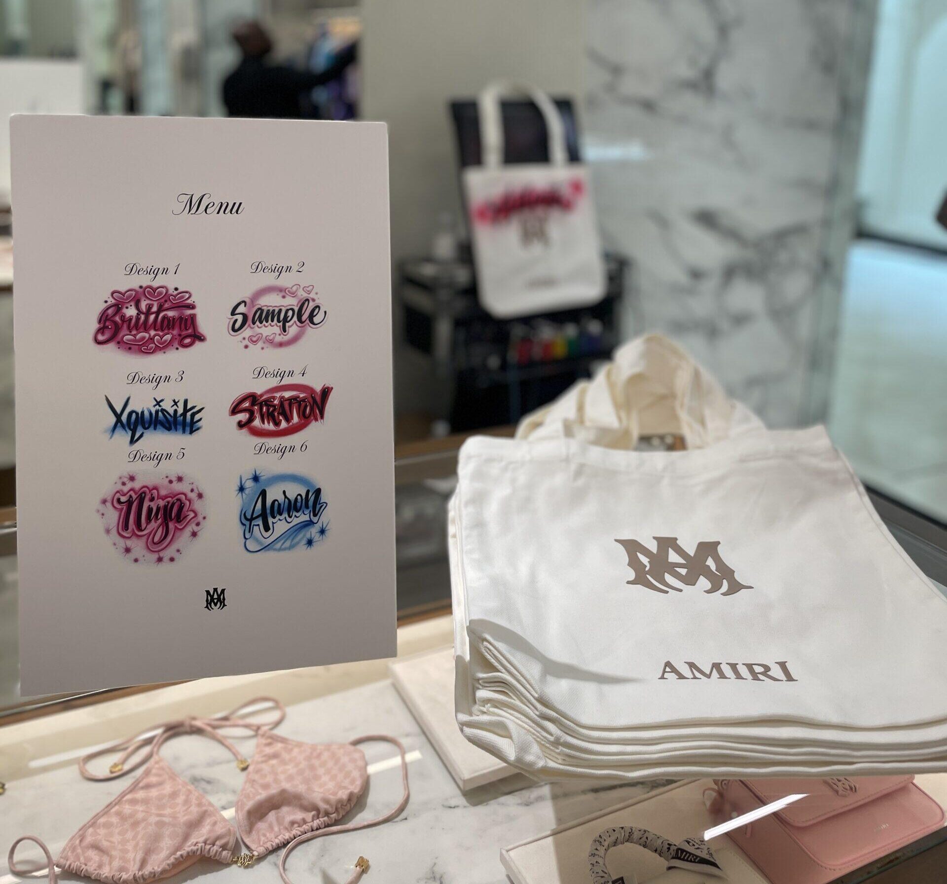 Amiri In-Store Event
