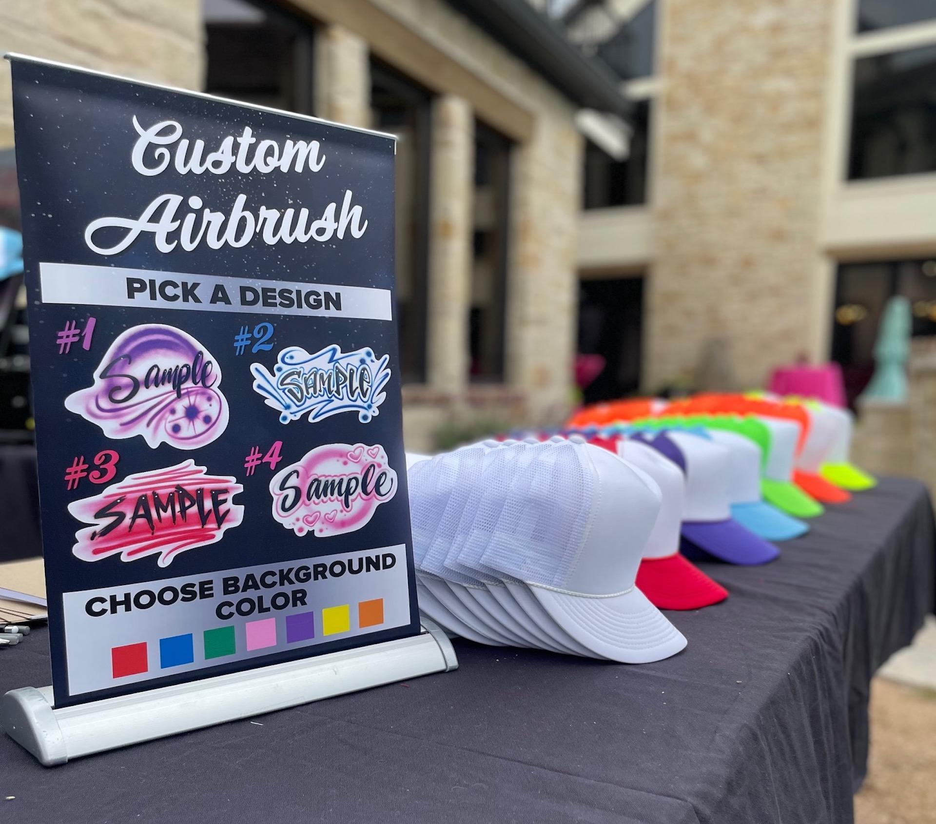 Airbrush Hats for Parties: Live Airbrush Event Guide