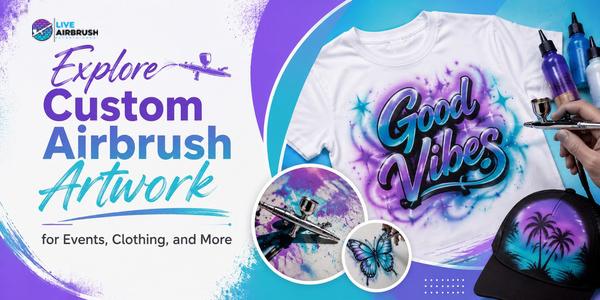 Explore Custom Airbrush Artwork for Events, Clothing, and More