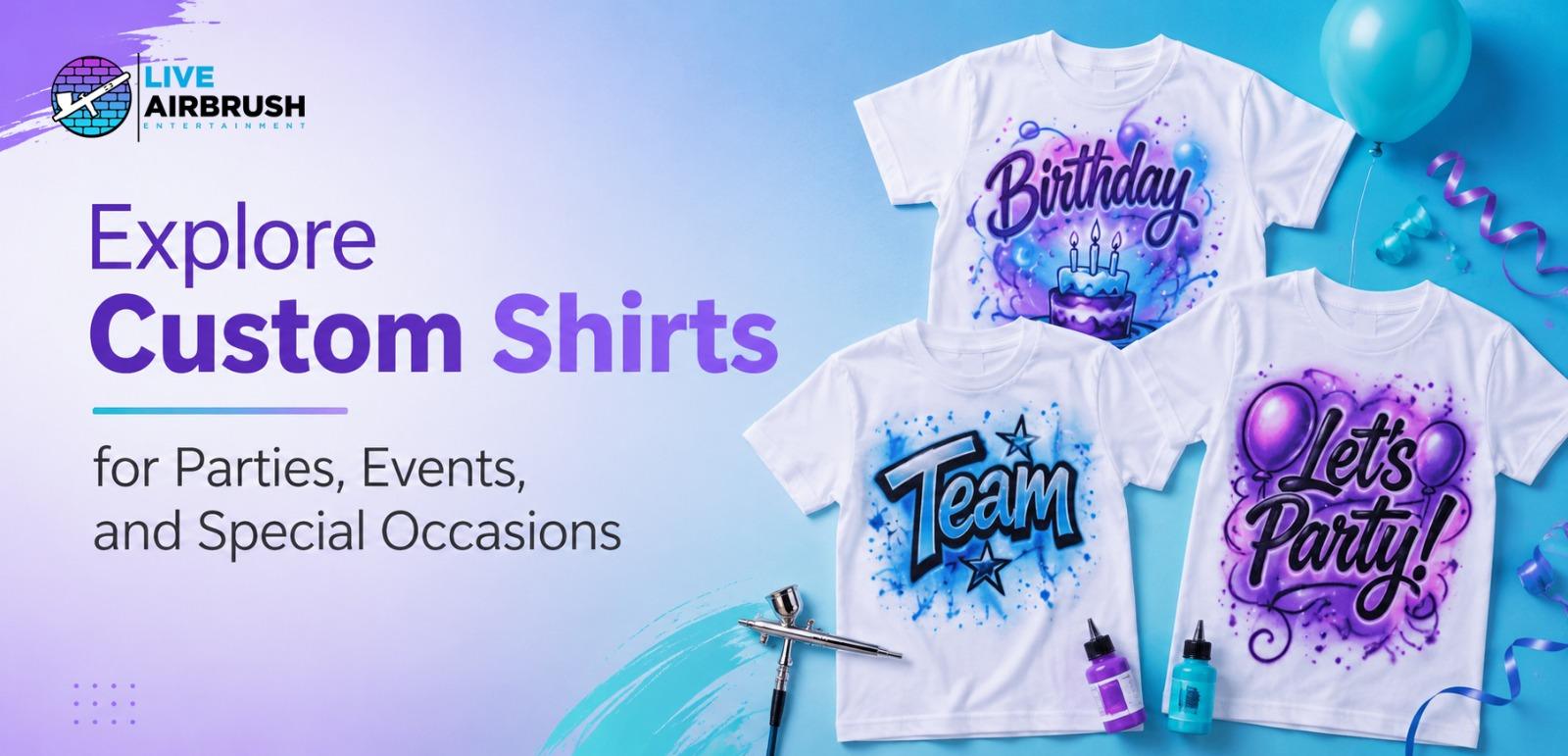 Explore Custom Shirts for Parties, Events, and Special Occasions